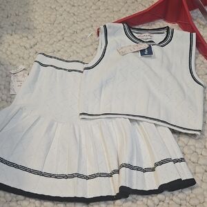 Willow & Roo Kids White and Black Matching Set